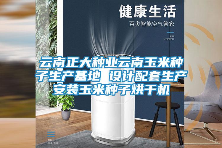 云南正大種業(yè)云南玉米種子生產(chǎn)基地 設(shè)計(jì)配套生產(chǎn)安裝玉米種子烘干機(jī)
