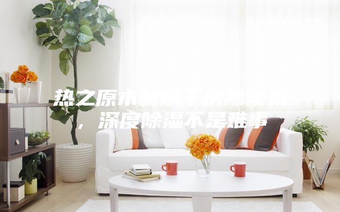 熱之原木材烘干房除濕機，深度除濕不是難事