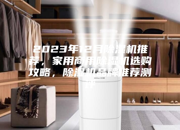 2023年12月除濕機推薦，家用商用除濕機選購攻略，除濕機品牌推薦測評