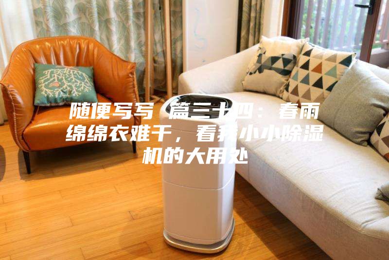 隨便寫寫 篇三十四：春雨綿綿衣難干，看我小小除濕機(jī)的大用處