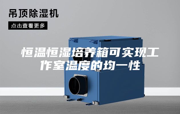 恒溫恒濕培養(yǎng)箱可實(shí)現(xiàn)工作室溫度的均一性