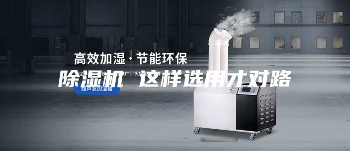 除濕機(jī) 這樣選用才對(duì)路