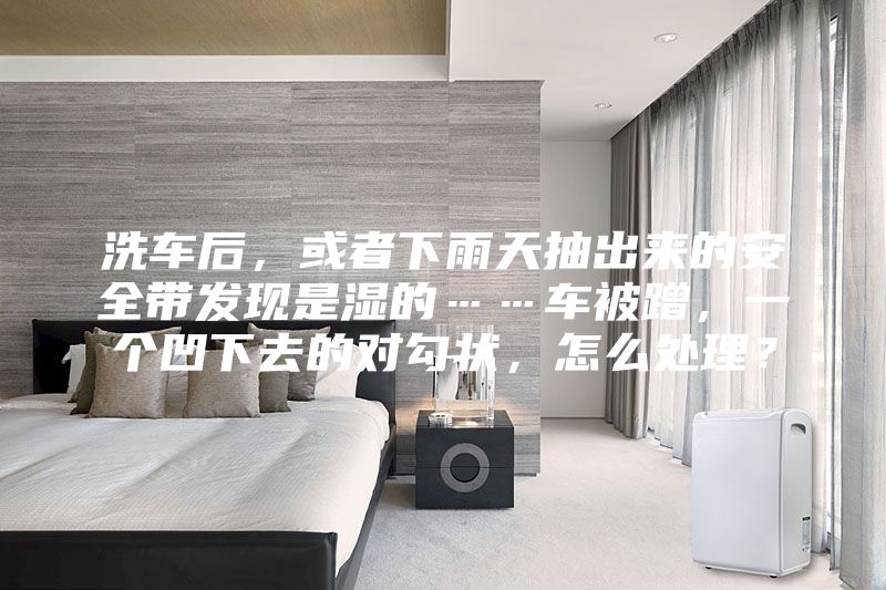 洗車后，或者下雨天抽出來的安全帶發(fā)現是濕的……車被蹭，一個凹下去的對勾狀，怎么處理？