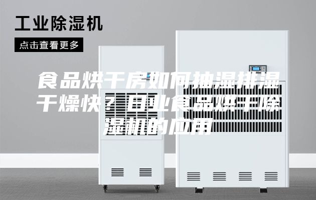 食品烘干房如何抽濕排濕干燥快？日業食品烘干除濕機的應用