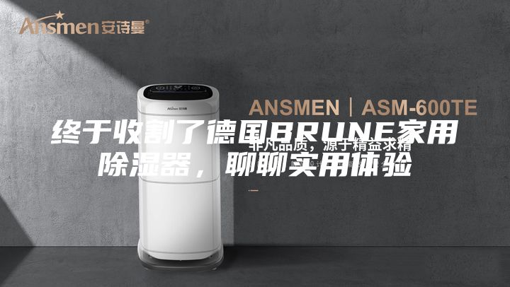 終于收割了德國BRUNE家用除濕器，聊聊實(shí)用體驗