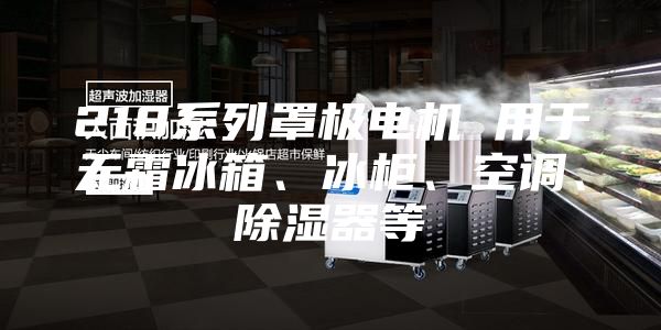218系列罩極電機(jī) 用于無(wú)霜冰箱、冰柜、空調(diào)、除濕器等